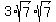 +3+%2A+sqrt+%287%29+%2A+sqrt%287%29+