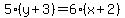 +5%2A%28+y+%2B+3+%29+=+6%2A%28+x+%2B+2+%29+