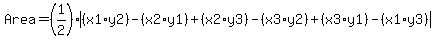 +Area+=+%281%2F2%29%2Aabs%28%28x1%2Ay2%29-%28x2%2Ay1%29%2B%28x2%2Ay3%29-%28x3%2Ay2%29%2B%28x3%2Ay1%29-%28x1%2Ay3%29%29