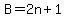 +B+=+2n+%2B+1+