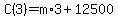 +C%283%29+=+m%2A3+%2B+12500+