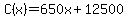 +C%28x%29+=+650x+%2B+12500+