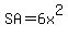 +SA+=+6x%5E2+