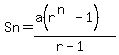 +Sn+=+%28a%28r%5E%28n%29-1%29%29%2F%28r-1%29+