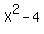 +X%5E2+-+4+