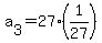 +a%5B3%5D+=+27%2A%281%2F27%29+