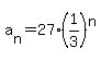 +a%5Bn%5D+=+27%2A%281%2F3%29%5En+