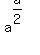 +a%5E%28a%2F2%29+