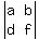 +abs%28matrix%282%2C2%2C+a%2C+b%2C+d%2C+f%29%29+