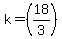 +k+=+%2818%2F3%29+