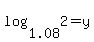 +log%28+1.08%2C+2+%29+=+y+