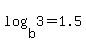 +log%28+b%2C3+%29+=+1.5+