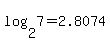 +log+%28+2%2C+7+%29+=+2.8074