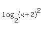 +log+%282%2C+%28x%2B2%29%29%5E2