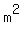 m^2