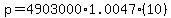 +p+=++4903000+%2A+1.0047%2810%29+
