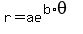 +r+=+ae%5E%28b+%2A+theta%29+
