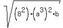 +sqrt%28%288%5E2%29%2A+%28a%5E3%29%5E2%2A+b%29