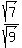 +sqrt%287%29%2Fsqrt%289%29+