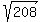 +sqrt+%28208%29+