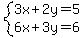 +system%28+%0D%0A++++3%5Cx+%2B+2%5Cy+=+5%2C%0D%0A++++6%5Cx+%2B+3%5Cy+=+6+%29%0D%0A++