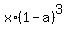 +x%2A%28+1+-+a+%29%5E3+