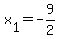 +x%5B1%5D+=+-9%2F2+