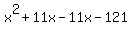 +x%5E2+%2B11x-11x-121+