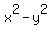 +x%5E2+-+y%5E2+
