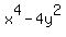 +x%5E4+-+4y%5E2+