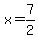 +x+=+7%2F2+