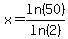 +x+=+ln%2850%29%2Fln%282%29+