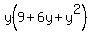 +y+%289+%2B+6y+%2B+y%5E2+%29