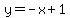 +y+=+-x+%2B+1+