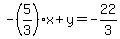 -%285%2F3%29%2Ax%2By=-22%2F3