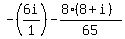 -%286i%2F1%29-%288%288%2Bi%29%29%2F65