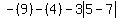 -(9)-(4)-3abs(5-7)