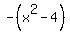 -%28x%5E2-4%29