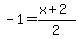 -1=%28x%2B2%29%2F2