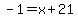 -1=x%2B21