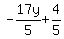 -17y%2F5+%2B+4%2F5+