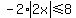 -2%2Aabs%282x%29%3C=8