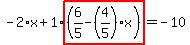 -2%2Ax%2B1%2Ahighlight%28%286%2F5-%284%2F5%29%2Ax%29%29=-10