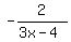 -2%2F%283x-4%29