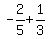 -2%2F5%2B1%2F3