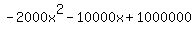 -2000x%5E2-10000x%2B1000000