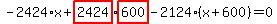 -2424%2Ax%2Bhighlight_red%28+2424+%29%2Ahighlight_red%28+600+%29-2124%2A%28x%2B600%29=0