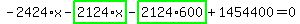 -2424%2Ax-highlight_green%28+2124%2Ax+%29-highlight_green%28+2124%2A600+%29%2B1454400=0