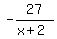 -27/(x+2)