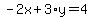 -2x%2B3%2Ay=4